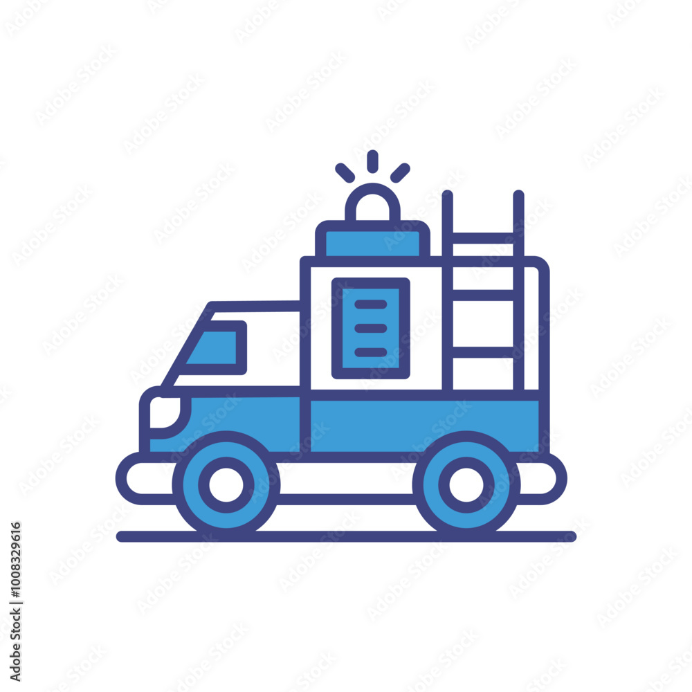 Fire Truck icon vector stock illustration Fire Truck icon vector stock illustration