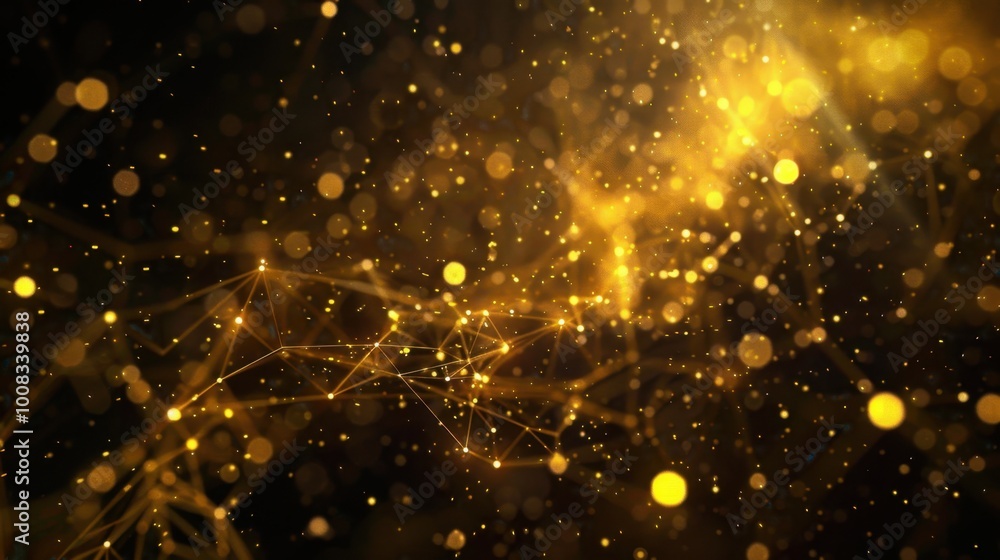 Golden Sparkle Abstract Background for Design Projects Golden Sparkle Abstract Background for Design Projects
