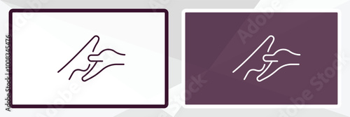 massage outline icon. Linear vector from beauty concept. Thin line white and black massage icon isolated on white and dark background