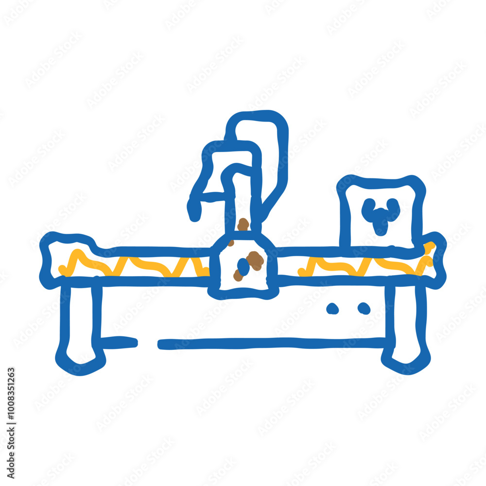 cnc machine manufacturing engineer doodle icon sketch vector. cnc machine manufacturing engineer sign. isolated symbol illustration cnc machine manufacturing engineer doodle icon sketch vector. cnc machine manufacturing engineer sign. isolated symbol illustration