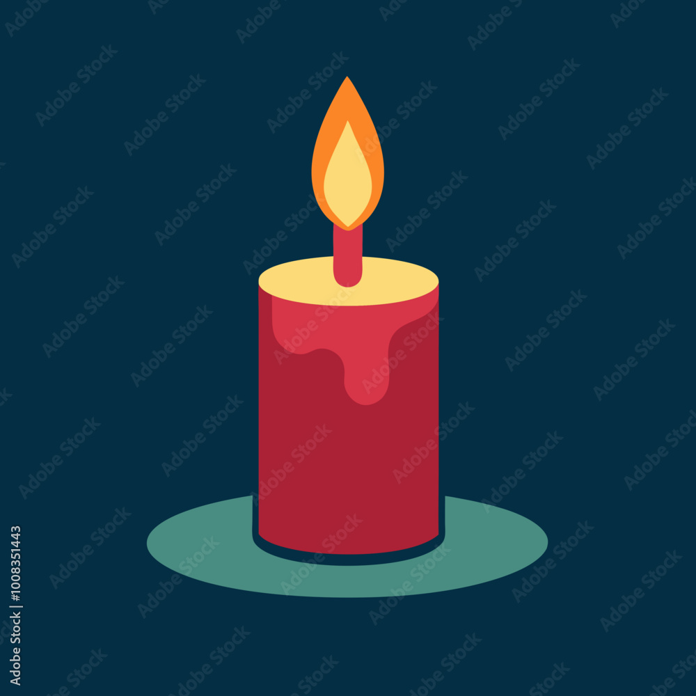 vector illustartion of candle vector illustartion of candle
