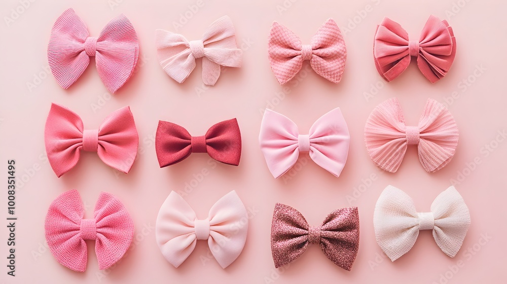 Assorted Pink Hair Accessories for Cute Baby Girl Hairstyles Assorted Pink Hair Accessories for Cute Baby Girl Hairstyles