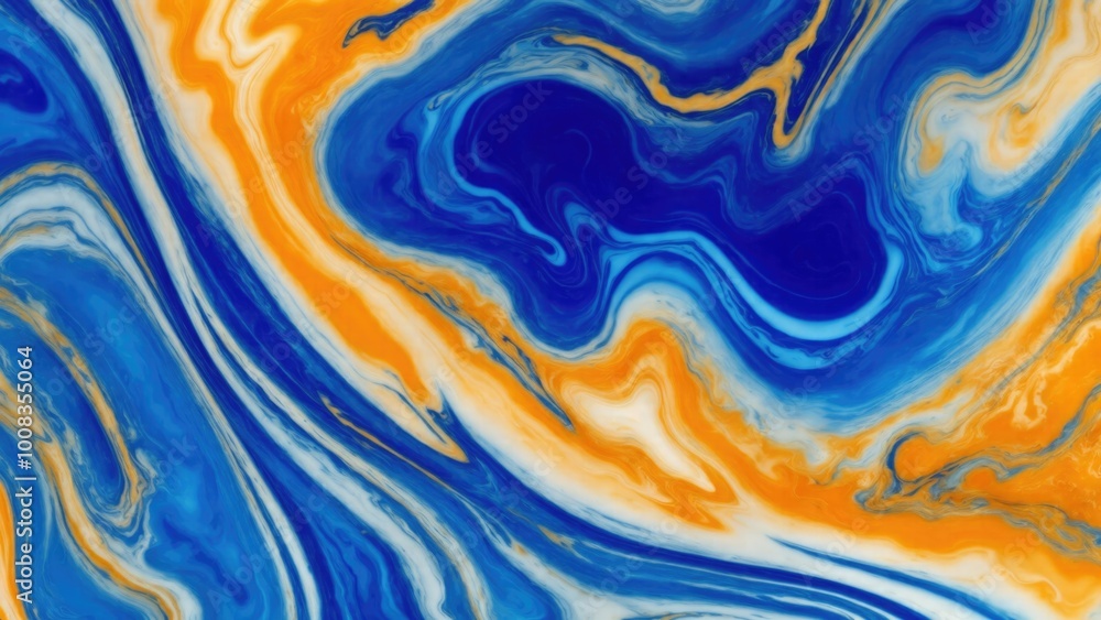 Orange and gold marble abstract background texture. Indigo ocean blue marbling natural luxury style Orange and gold marble abstract background texture. Indigo ocean blue marbling natural luxury style