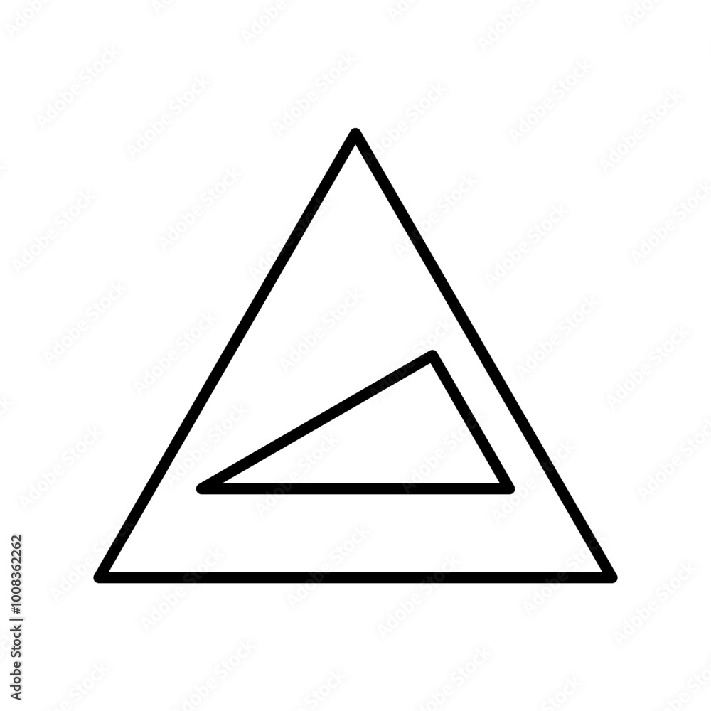 Slope line icon Slope line icon
