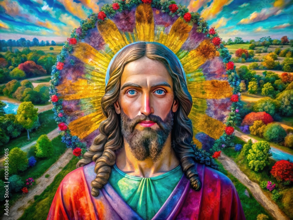 Beautiful and Inspiring Jesus Artwork Depicting Faith, Love, and Spirituality in Vivid Colors Beautiful and Inspiring Jesus Artwork Depicting Faith, Love, and Spirituality in Vivid Colors
