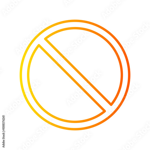 no waiting gradient icon