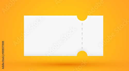 3d purple coupon. Special giveaway with coupons or voucher, percentage off. Vector illustration
