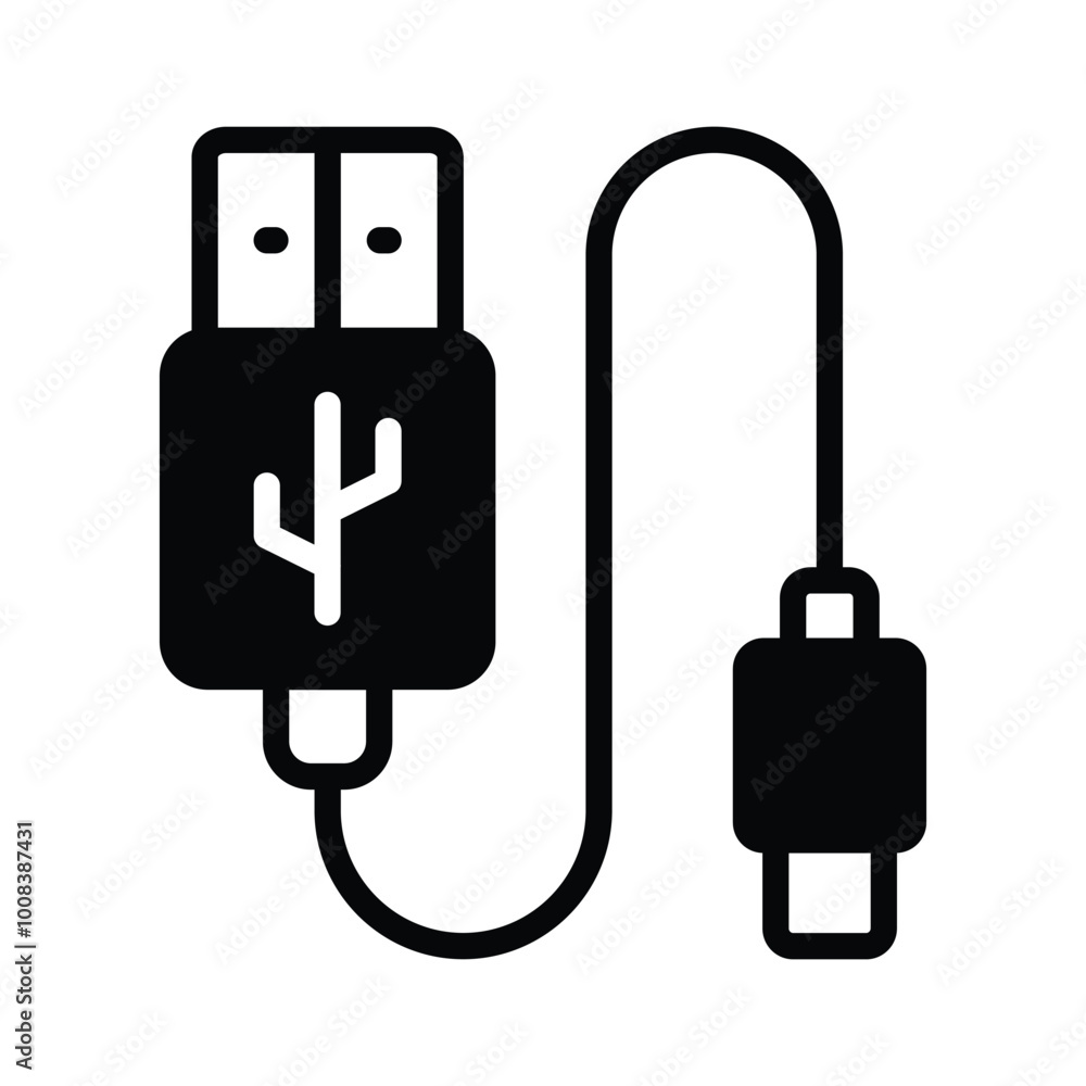 USB connector cable for data transfer between devices USB connector cable for data transfer between devices