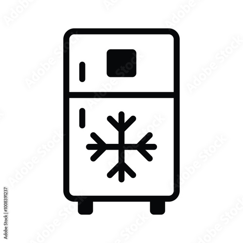 Household refrigerator for preserving food and cooling items