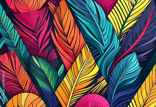 Wallpaper Mural feather Torontodigital.ca