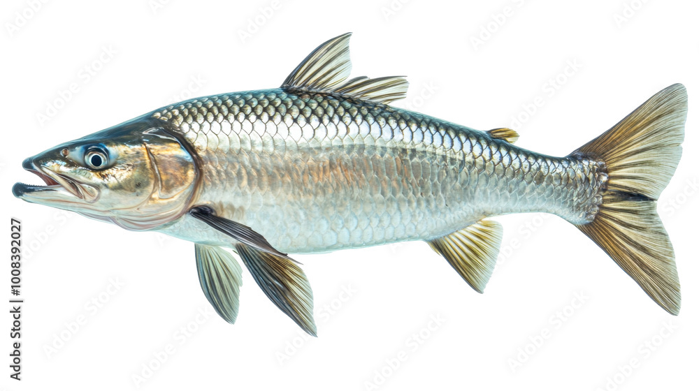 Isolated a tarpon fish on transparent background Isolated a tarpon fish on transparent background