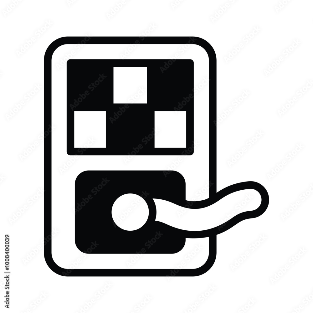 Get this amazing icon of digital lock in modern style Get this amazing icon of digital lock in modern style
