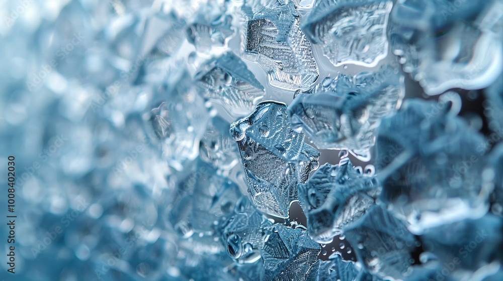 A close-up of a glass logo with a frosted effect. A close-up of a glass logo with a frosted effect.