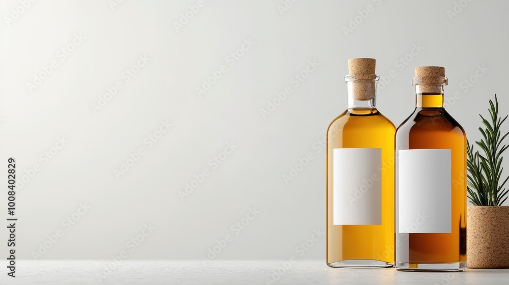 Elegant Glass Bottles for Fragrance and Decor Elegant Glass Bottles for Fragrance and Decor