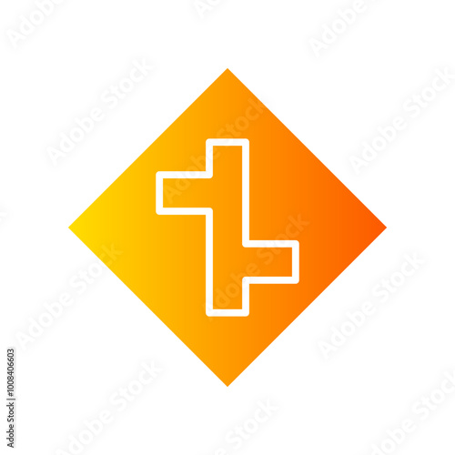 merging gradient icon