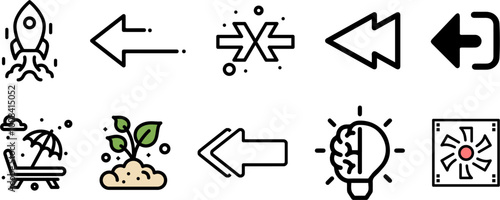 Modern UI Icons Symbols .eps