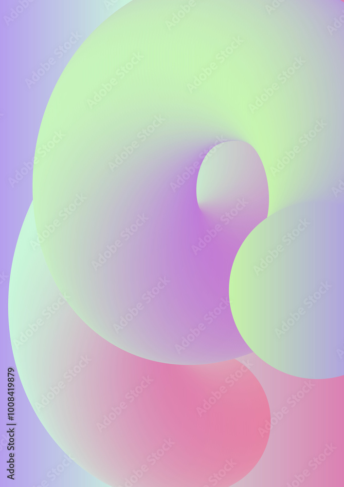 Obraz premium Abstract 3d gradient background. Colorful abstract backdrop