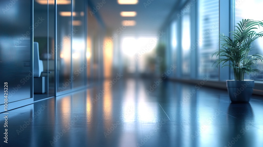 defocused modern office background defocused modern office background