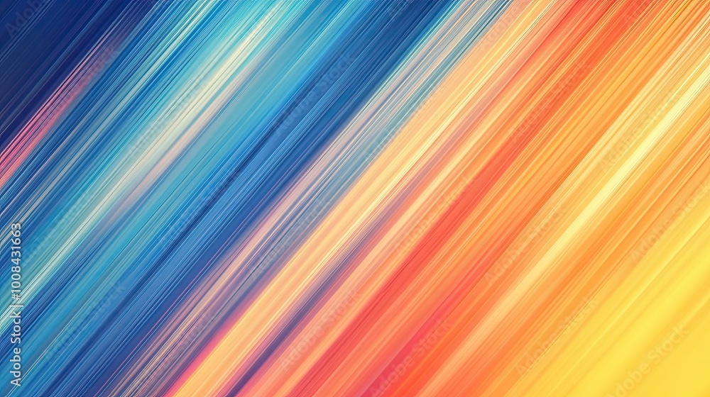 Abstract diagonal lines with colorful gradient transitions. Smooth blend from cool blues to warm oranges for a dynamic background. Abstract diagonal lines with colorful gradient transitions. Smooth blend from cool blues to warm oranges for a dynamic background.