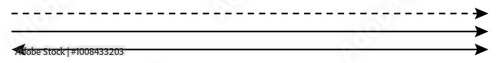 Set of black long straight arrows. Direction, navigation arrows, double arrow vector illustration