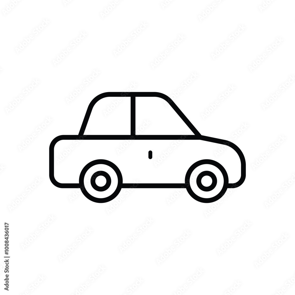 sedan icon vector stock illustration sedan icon vector stock illustration