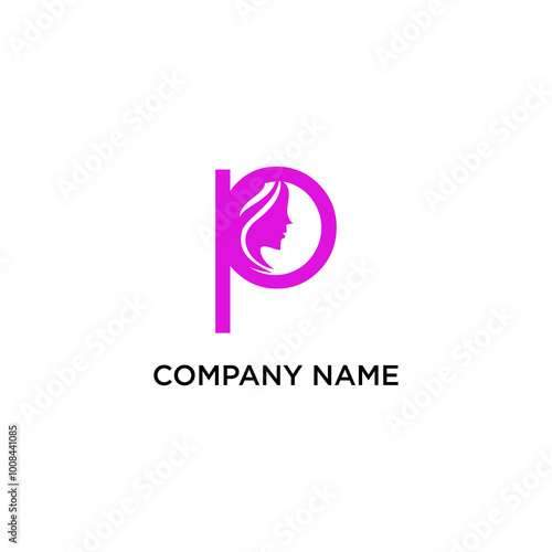 Beauty Letter P Brand Icon	
 photo