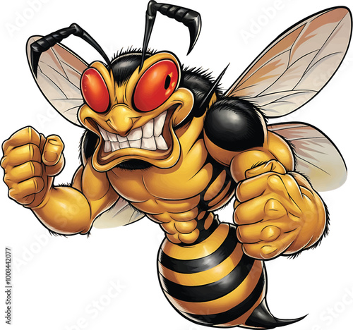 Angry bee design