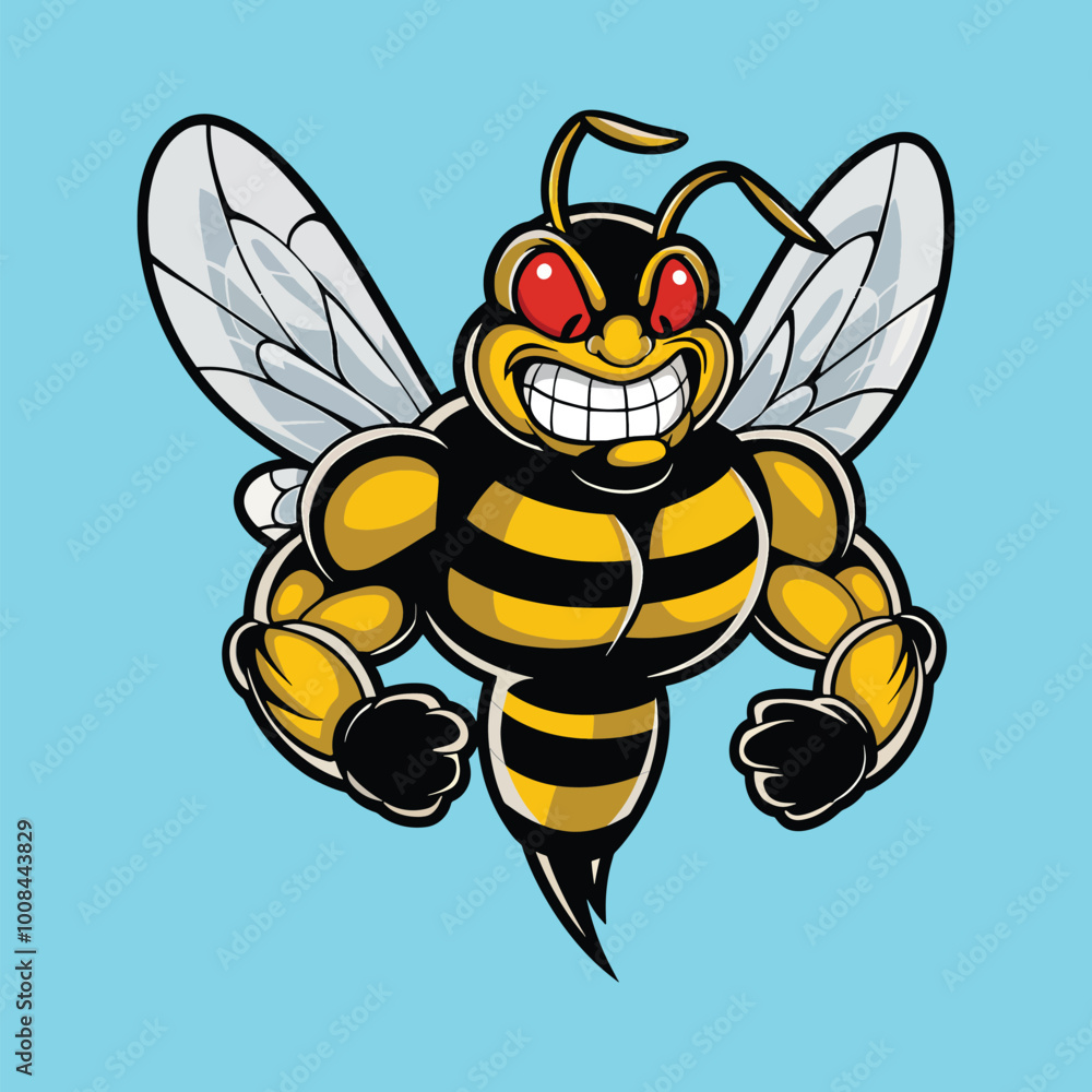 Angry bee design Angry bee design