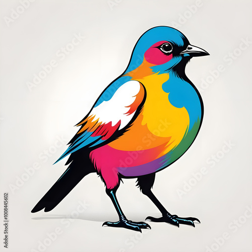 Coloureful Bird photo