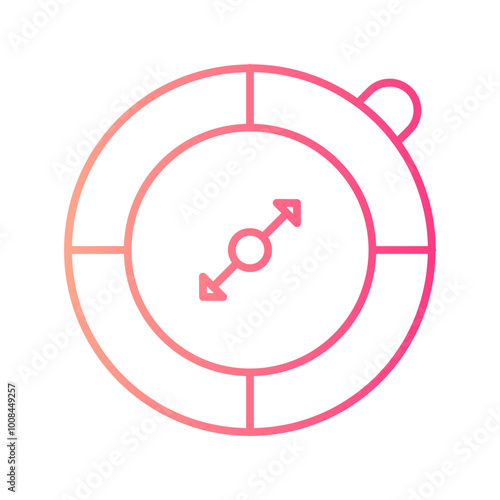 compass gradient icon