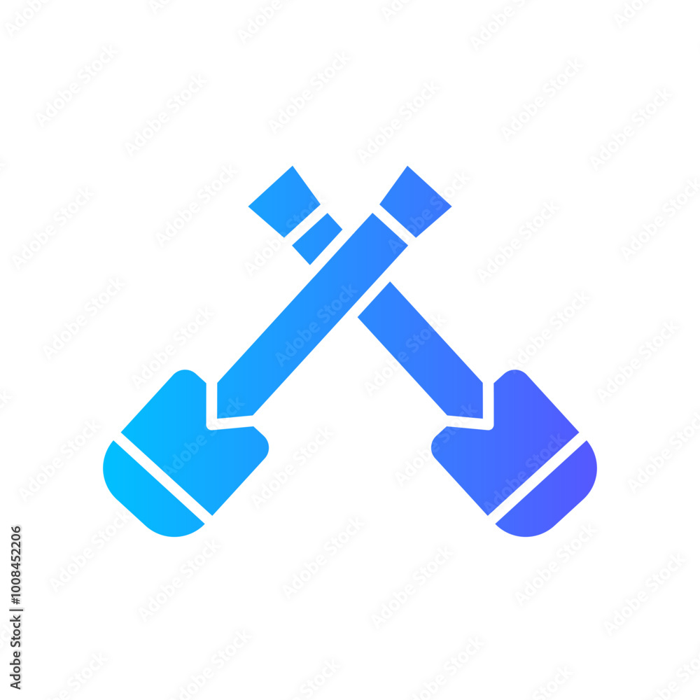 oars gradient icon oars gradient icon