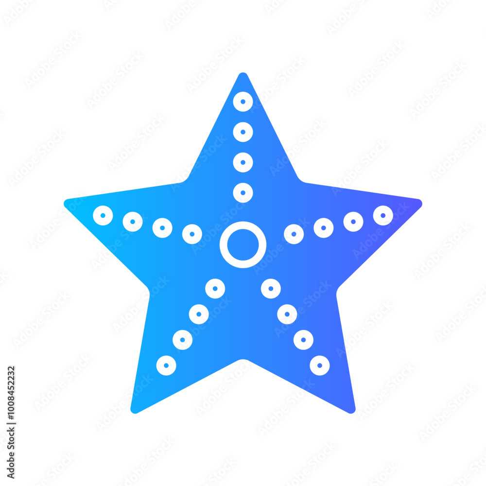 starfish gradient icon starfish gradient icon