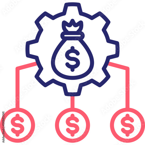 Capital Structure Icon
