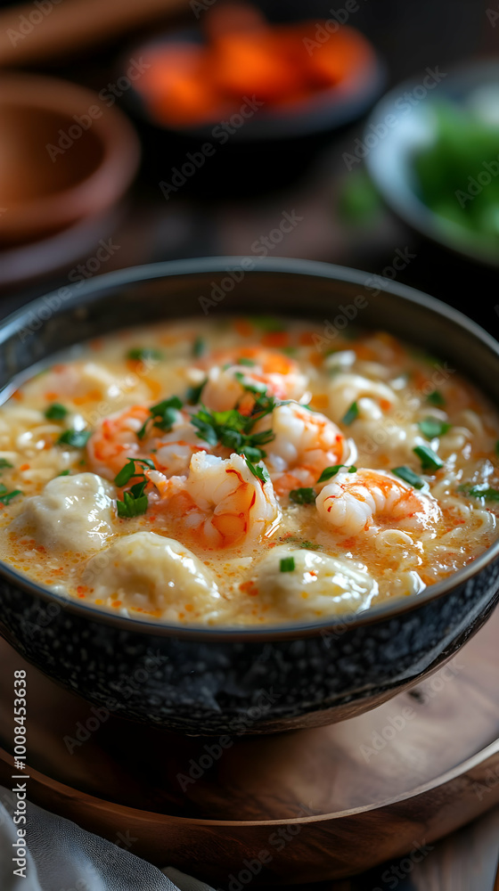 Spicy Shrimp Wonton Soup Photo Spicy Shrimp Wonton Soup Photo