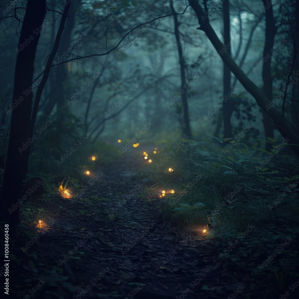 Fototapeta premium Creepy Doll in an Abandoned House