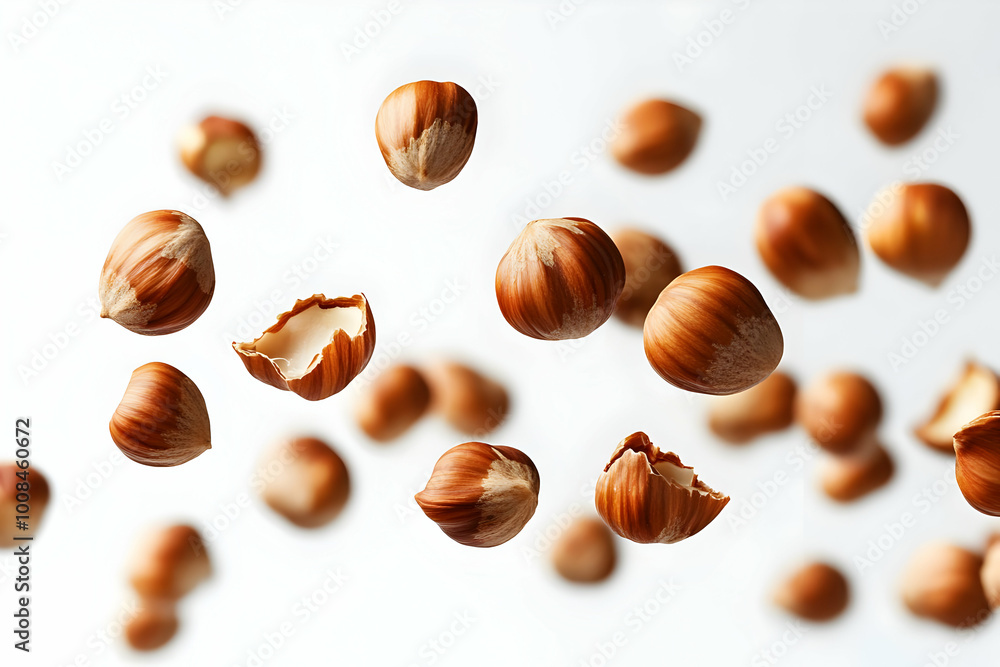 Flying Hazelnuts Photo Flying Hazelnuts Photo