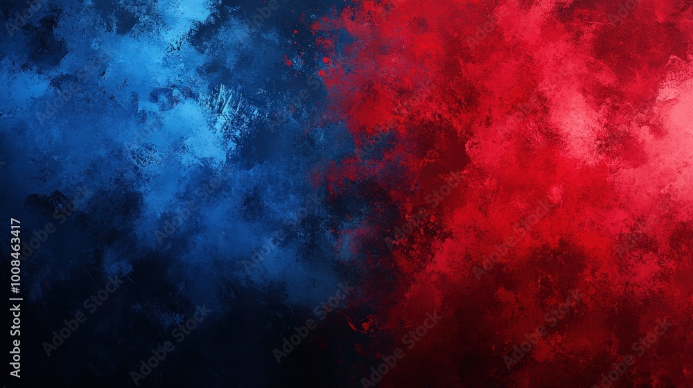 Abstract Red and Blue Color Splashes Background Abstract Red and Blue Color Splashes Background