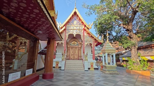 mini temple inside doi suthep photo