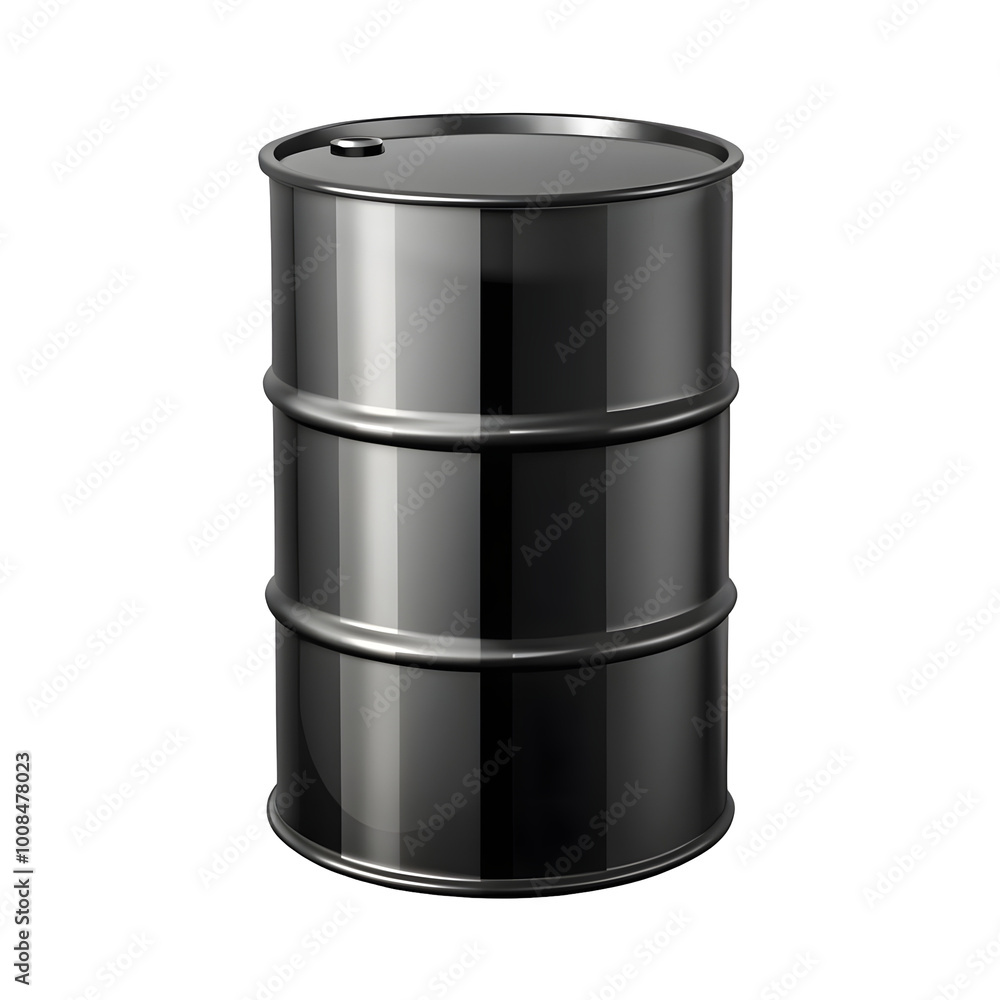 black oil barrel isolated on transparent background black oil barrel isolated on transparent background