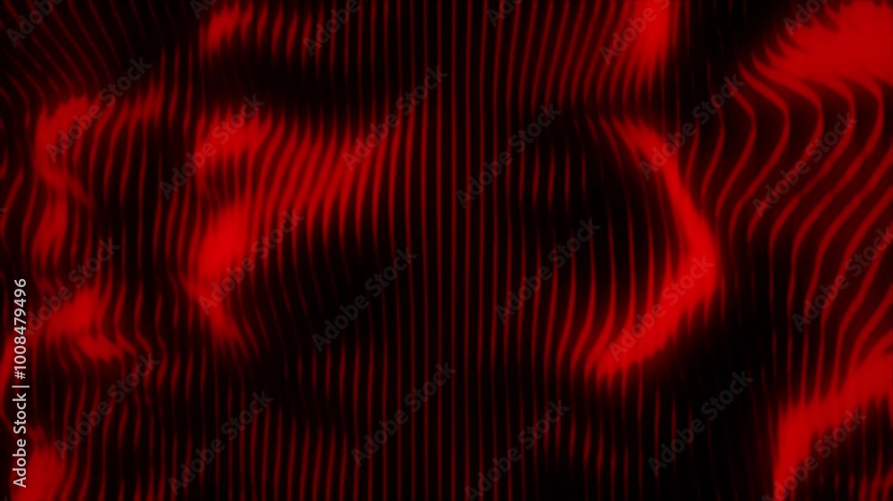 Red Color Wave Motion Art Technology Background Red Color Wave Motion Art Technology Background