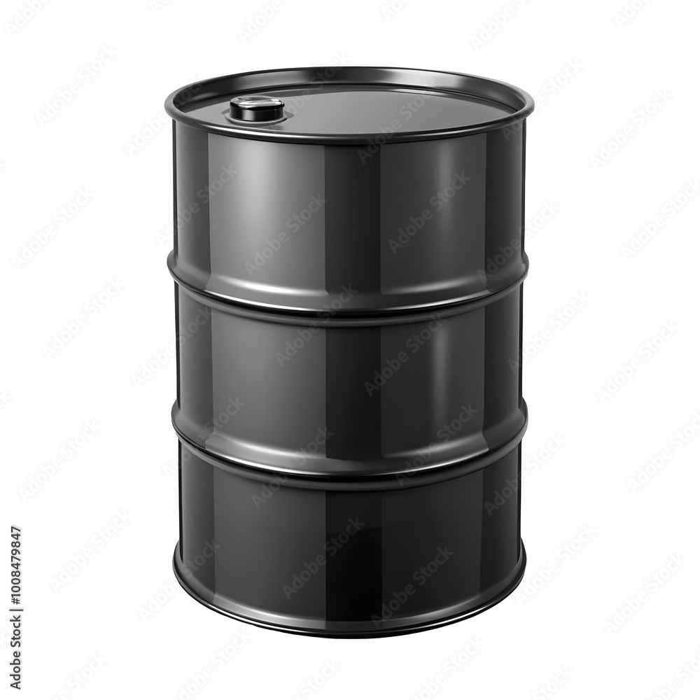 black oil barrel isolated on transparent background black oil barrel isolated on transparent background