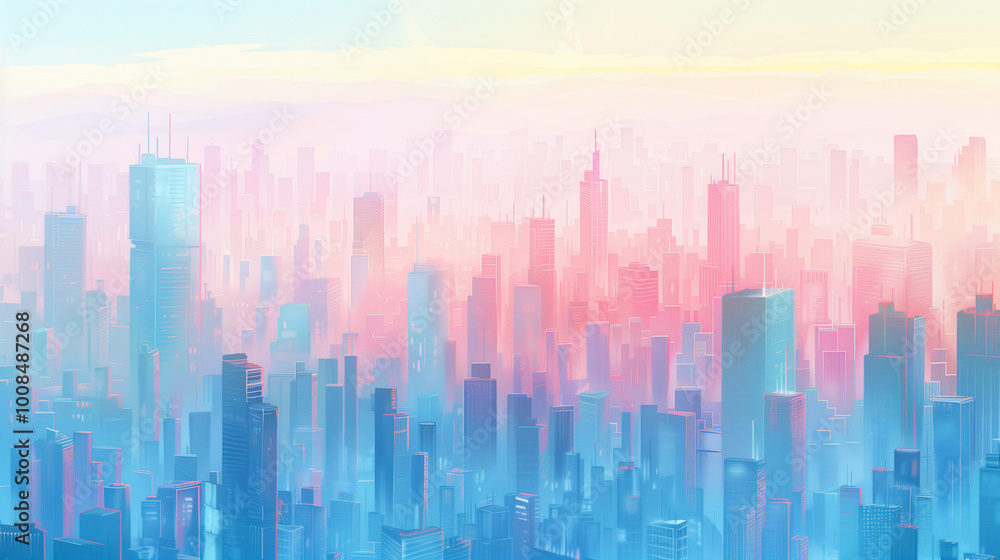 Contemporary Business Hub - Glass Building Skyline Representing Digital Marketing Era, Urban Cityscape with Skyscrapers, Modern Business Life Visuals Contemporary Business Hub - Glass Building Skyline Representing Digital Marketing Era, Urban Cityscape with Skyscrapers, Modern Business Life Visuals