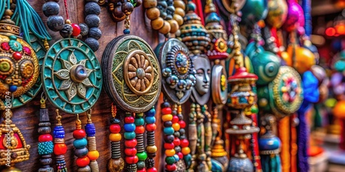 Diverse Symbols of Protection from Various Cultures Including Amulets, Talismans, and Symbols