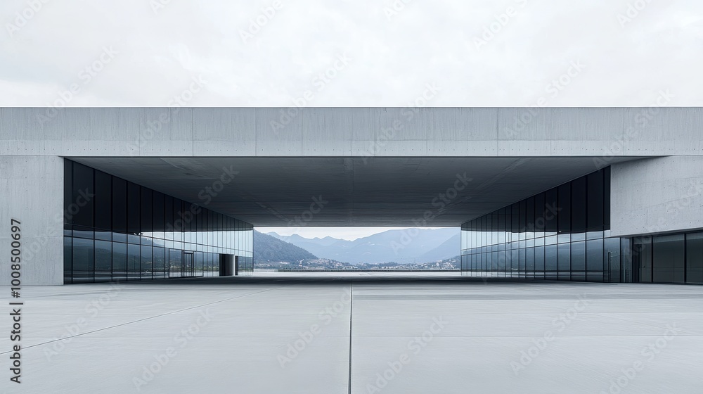 Modern Minimalistic Architecture with Bold Geometry Modern Minimalistic Architecture with Bold Geometry