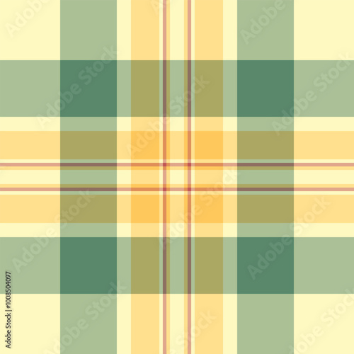 Floor background vector tartan, artwork pattern seamless plaid. Free check fabric textile texture in amber and light colors.