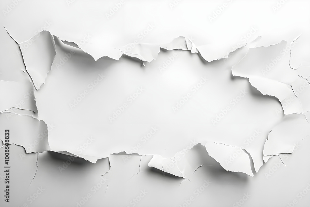 White paper ripped message torn white paper ripped message torn onbackground White paper ripped message torn white paper ripped message torn onbackground