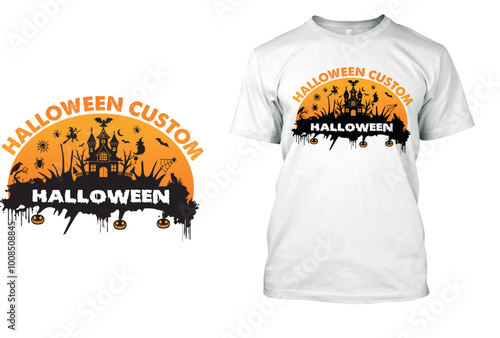 Halloween Scary T Shirt Design for Halloween Day