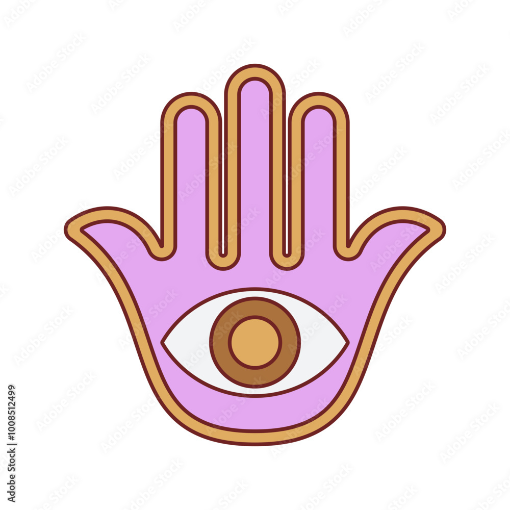 Naklejka premium Esoteric Element Icon Illustration