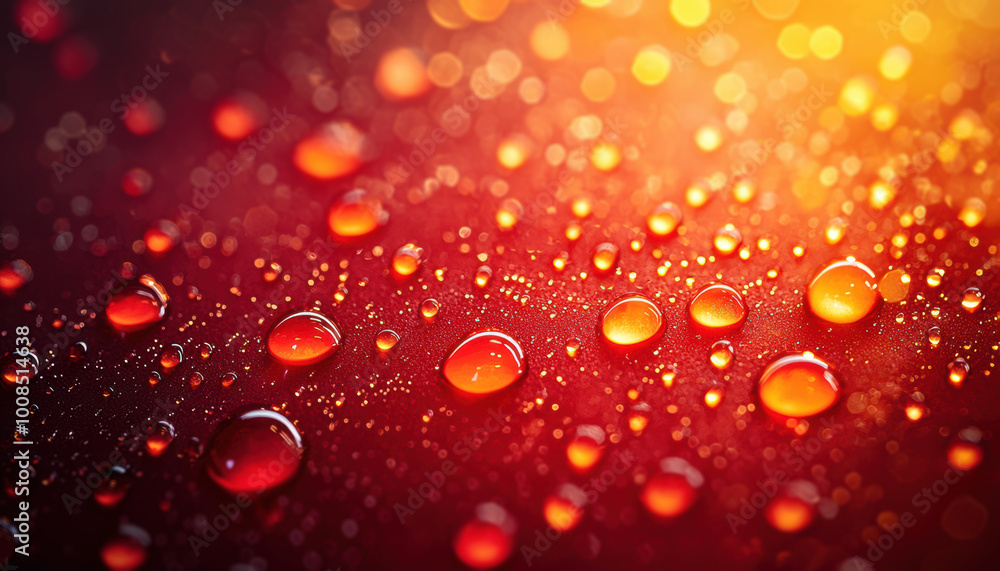 Red abstract drops background Red abstract drops background