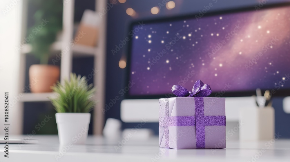 Cozy Night In with a Gift Box and Festive Decor Cozy Night In with a Gift Box and Festive Decor